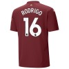 Maillot de Supporter Manchester City Rodrigo 16 Troisième 2024-25 Pour Enfant